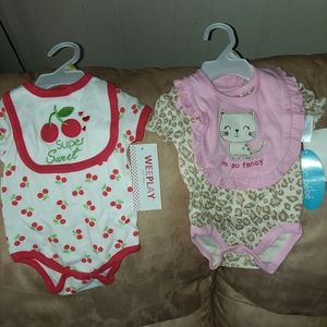 Bodysuits with bibs